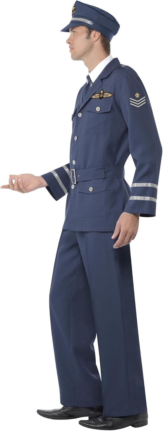 Smiffys mens Ww2 Air Force Captain Costume