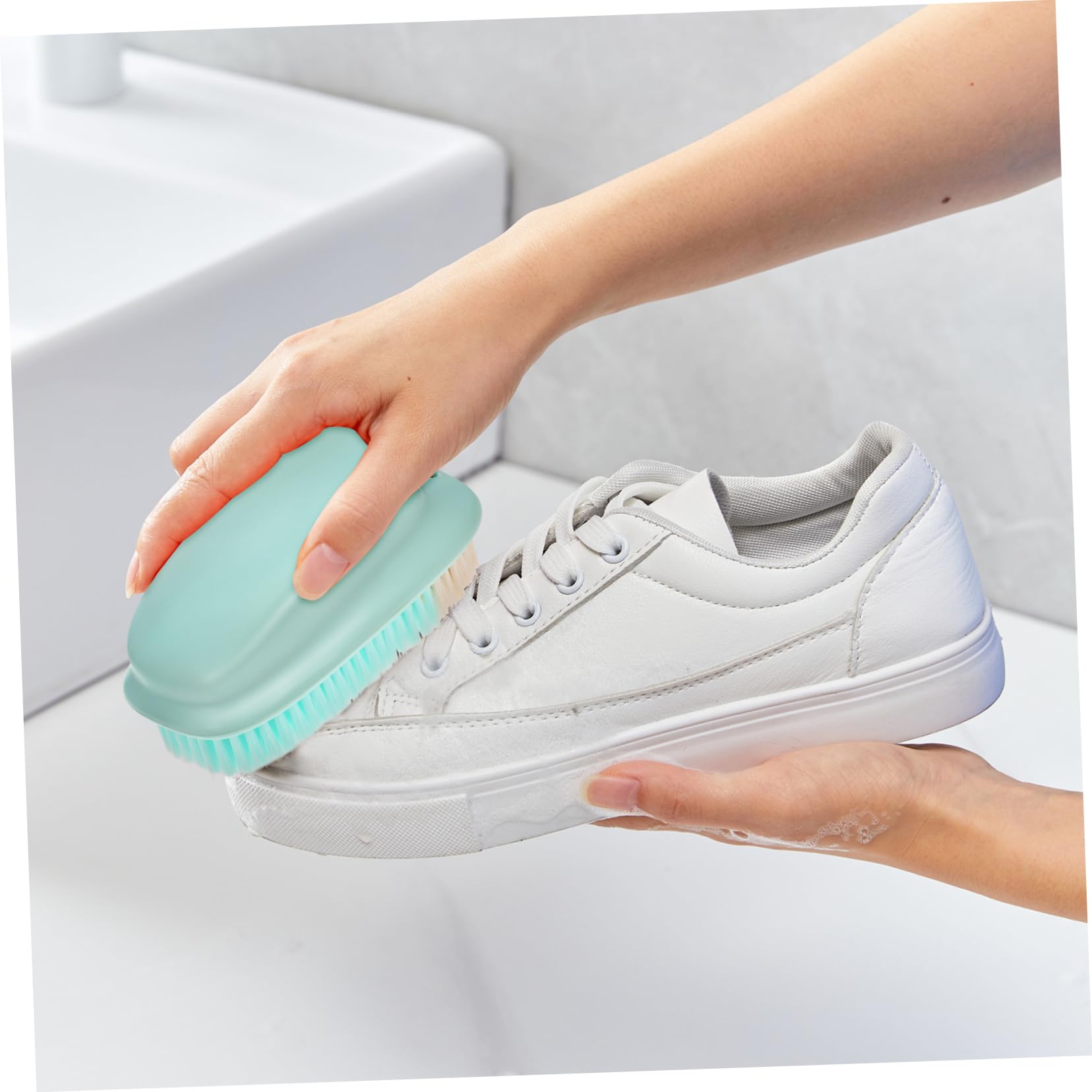 LIFKOME 4 Juegos De Cepillos De Lavandería con Mango Ergonómico Y Cepillos para Fregar Zapatos Versátiles para La Limpieza De Tapicería Y Alfombras.