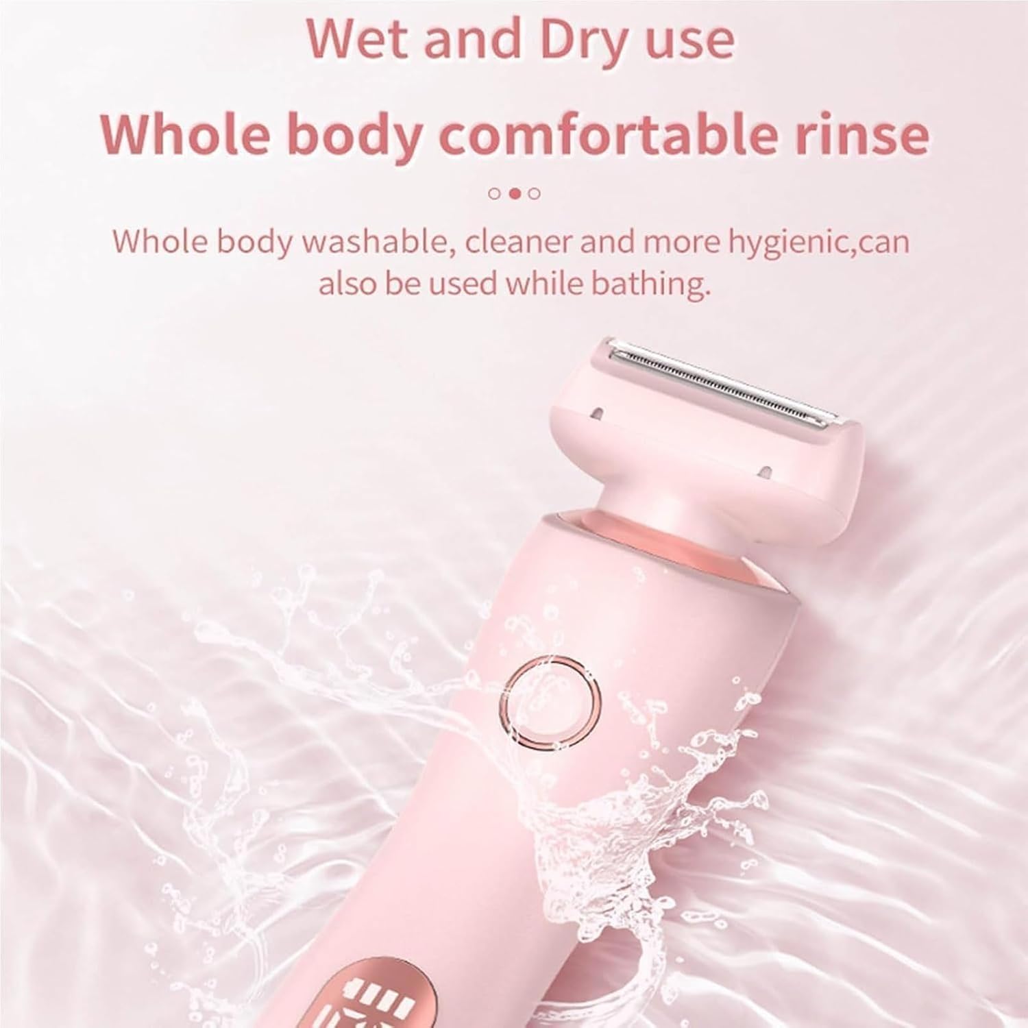 The Pro 3.0 Rasoio da donna, rasoio da donna, collezione rasoi 2 in 1 Wet Dry elettrico Lady Shaver, delicato sulla pelle, per gambe, braccia, ascelle, zona bikini (mix 2 pezzi)