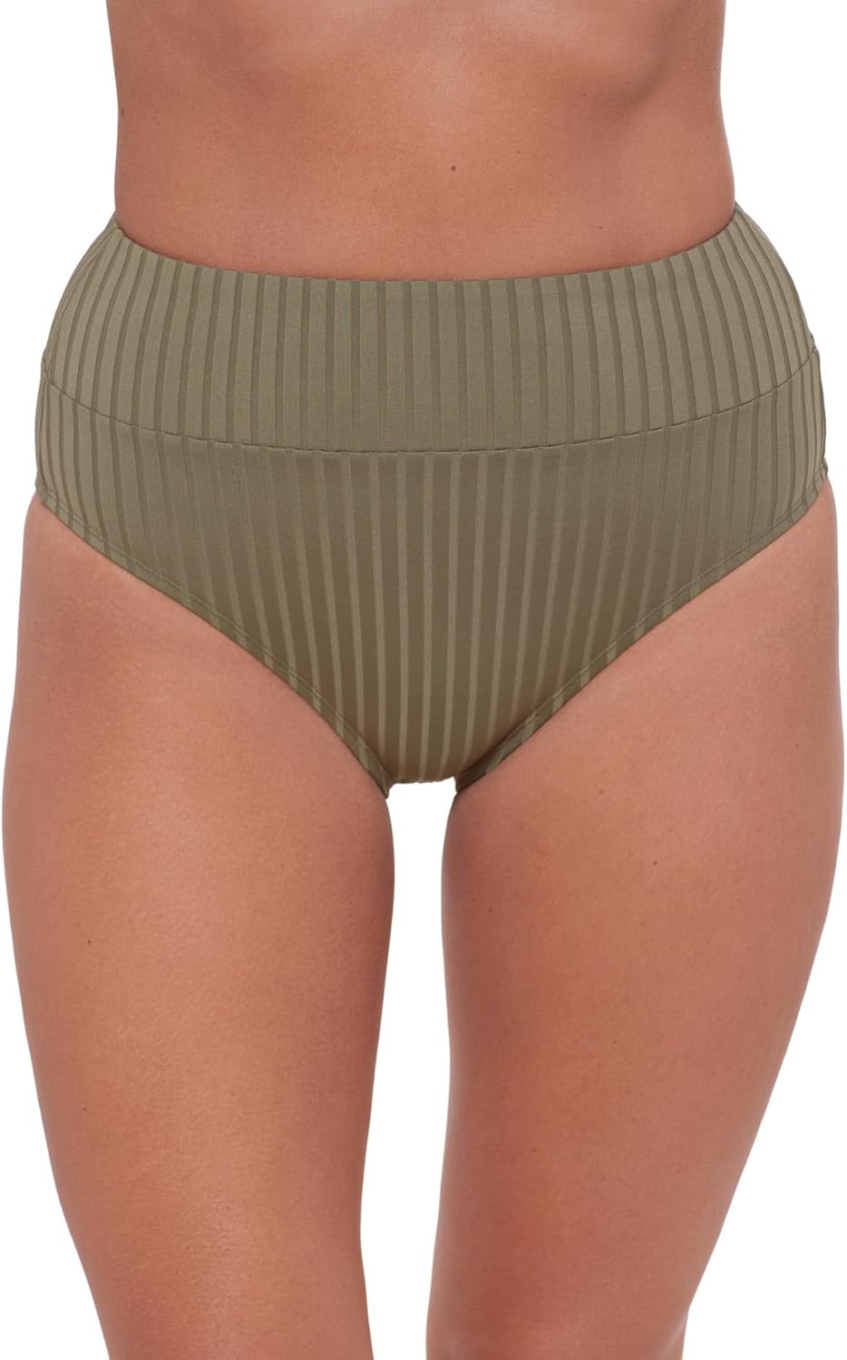 S3 Swim Women's Banded High Waist Bikini Bottom