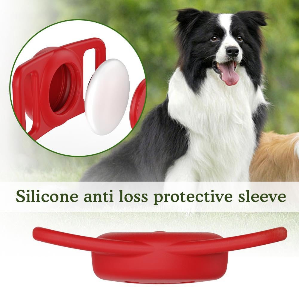 AirTag-Armband Aus Silikon, Wasserdicht – Für Handgelenk, Rucksack Oder Hundehalsband, 2er-Pack