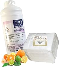 MFB Provence® - Nettoyant/Solvant à cire 1 litre pour nettoyage appareils d'épilation + 50 serviettes spunlace déliKtess® jetables
