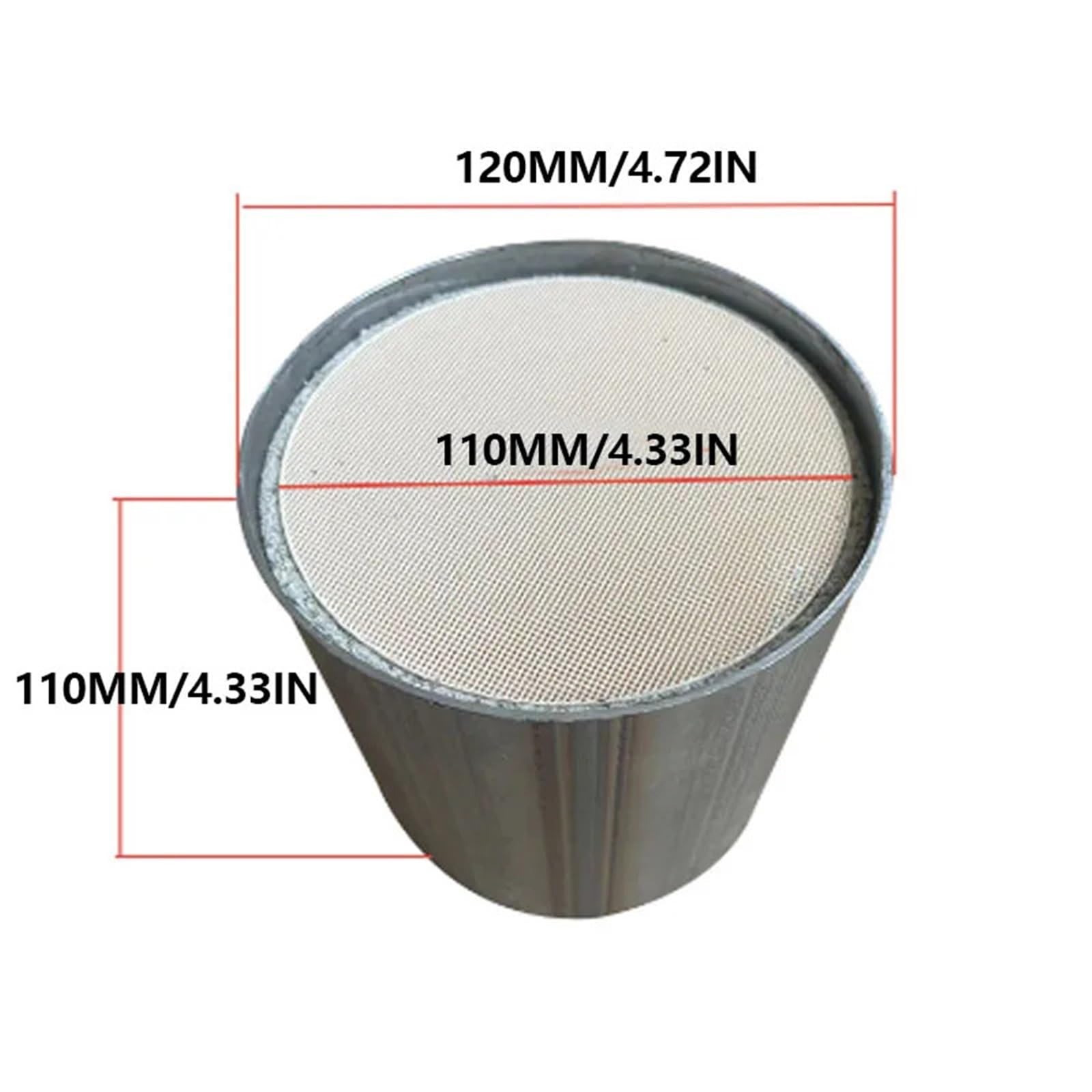 katalizator samochodowy Uniwersalny katalizator wysokoprzepływowy 120x110mm 400 CPSI ceramiczny katalizator wydechowy pasujący do Europy 3 Automotive