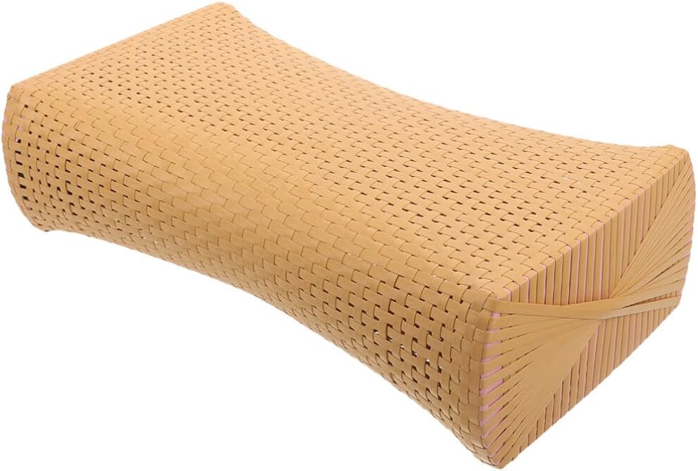 IMIKEYA Sauna Pillow Simulated Rattan Neck Rest Pillow Headrest Chinese Massage Japanese Neck Sleeping for Relaxing Home Gym Saunas Spa Spas Steam Rooms