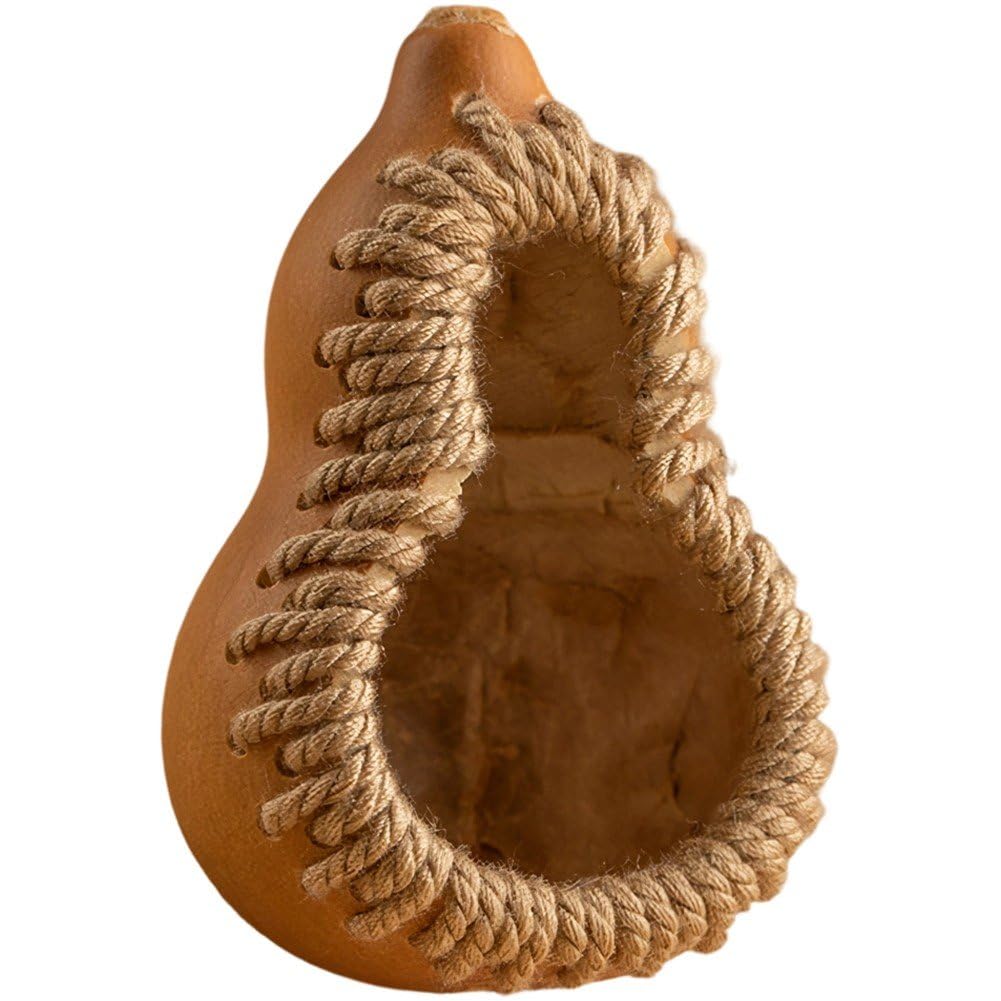 Fituenly Mini Gourd Crafts Ornaments Desktop Decor Chinese Mini Decorative Gourds Diy Crafts Home Office Feng Shui Decoration