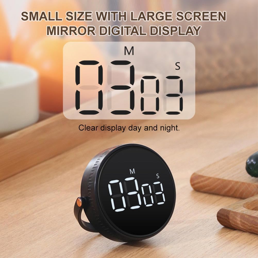 Timer wizualny Timer Zegary do gotowania Magnetyczny minutnik kuchenny Minutnik cyfrowy Ręczny budzik z odliczaniem Mechaniczny minutnik do gotowania Gotowanie Prysznic Stoper do nauki, do gotowania,