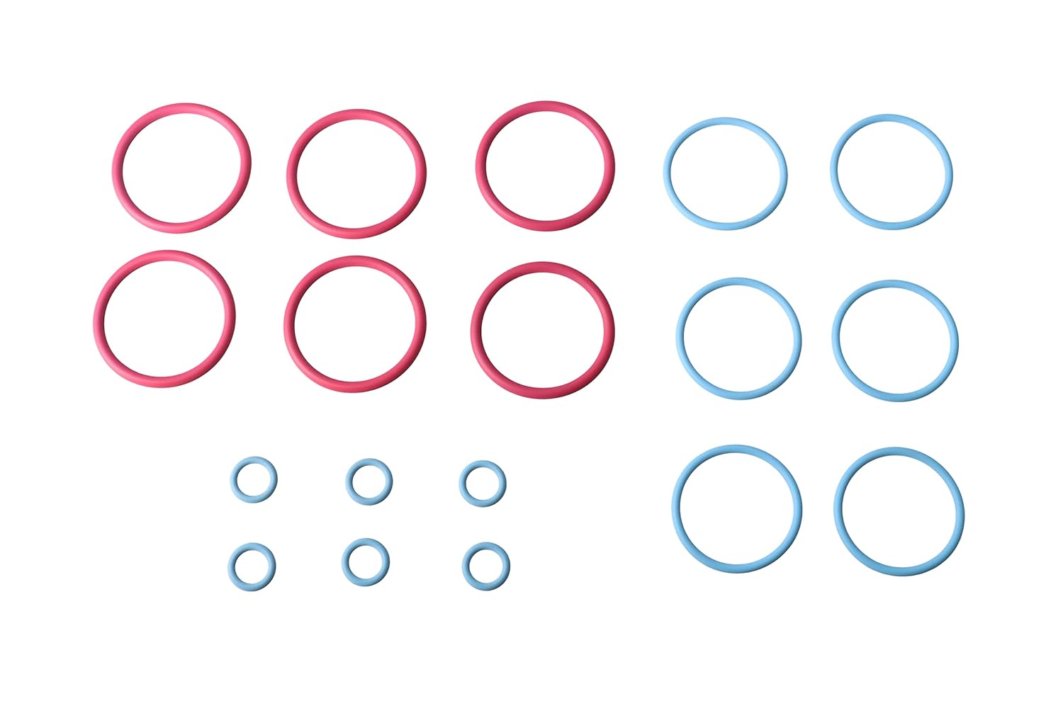 BTS2481394 Set of 6 Injector ORing Kit, Kit de ORing de