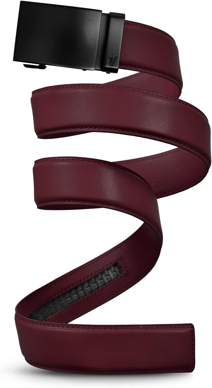 Mission Belt Men's Leather Ratchet Belt, 40mm Metal Collection