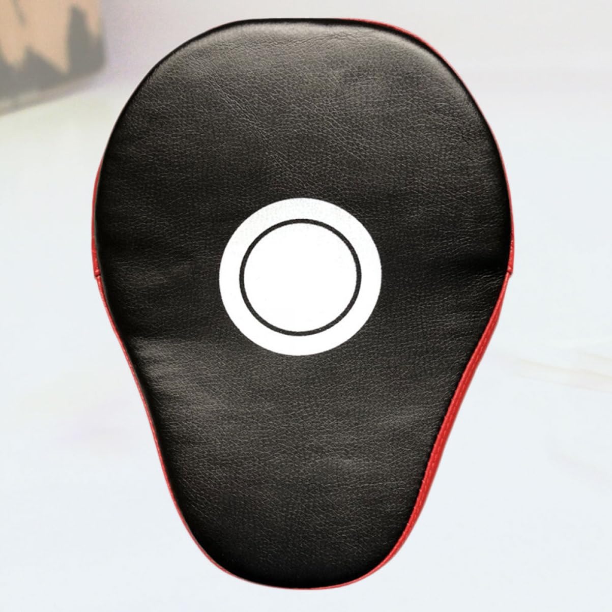 GOOHOCHY Boxing Mitts Focus Punch Pads Gloves Five Tightness Durable PU Material Breathable Palm for Martial Arts Training Red Black