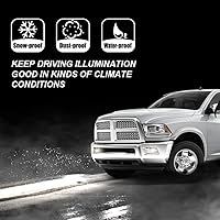 Vista 5 de PIT66 Luces antiniebla para parachoques delantero, compatibles con Honda Civic 4dr Sedán 2013-2015