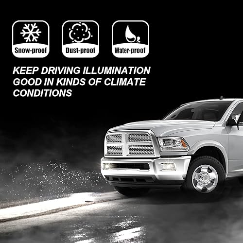 Miniatura 4 de PIT66 Luces antiniebla para parachoques delantero, compatibles con Ford F-150 King Ranch 2005Ford F-1502006 Ford F-1502006 Lincoln Mark LT Base