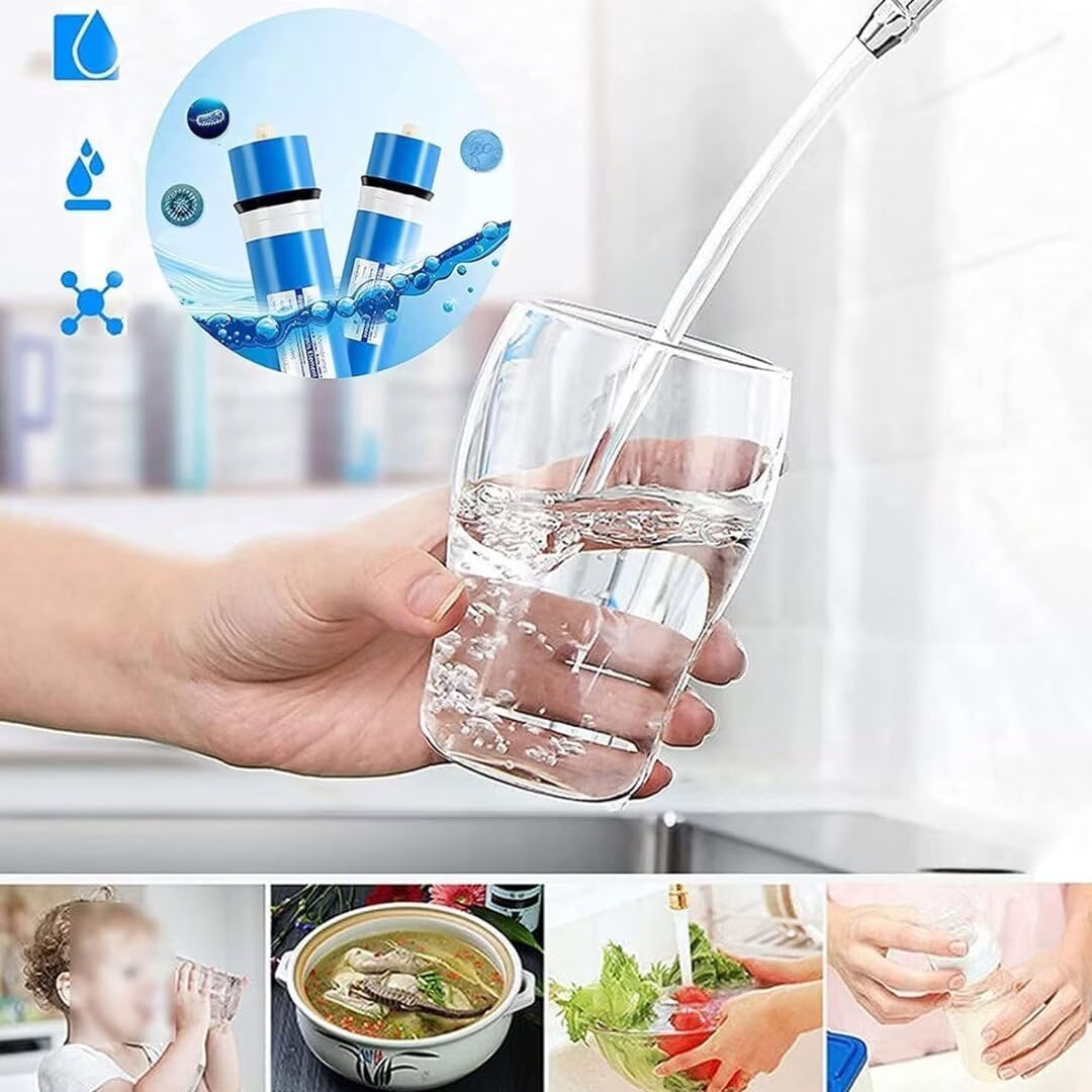 3013-600 GPD Umkehrosmose-Membranelement, Umkehrosmose-Element-Wasserfilter Membran-Wasserfilters passt unter Waschbecken RO Trinkwasser-Reinigungssystem, Osmose Filter, Wasserfilter Ersatz