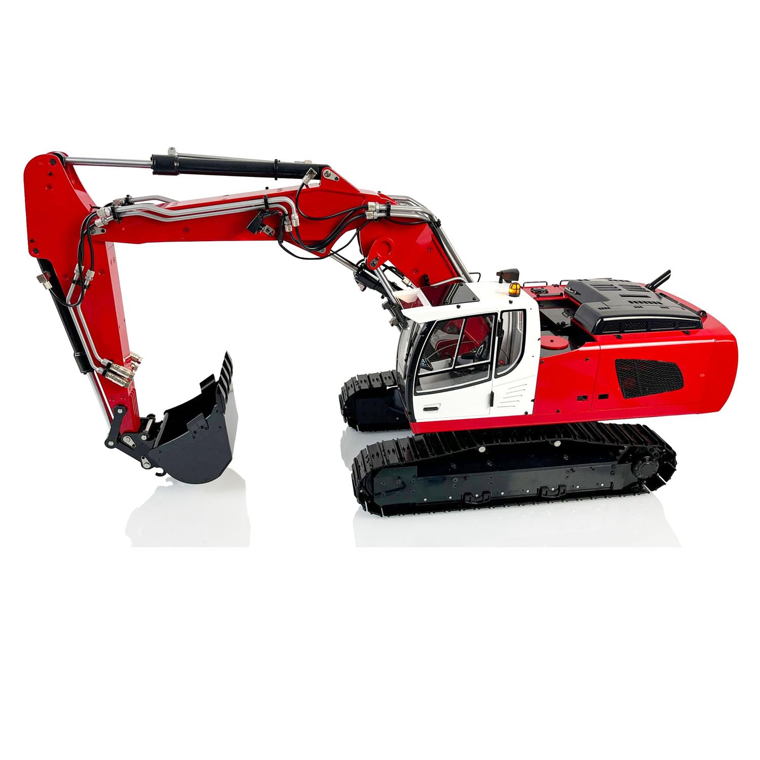 1:14 946 Excavadora Hidráulica RC Encadenada 3 Sección de la Excavadora eléctrica Metal Excavadora Pesada al aire libre Modelos