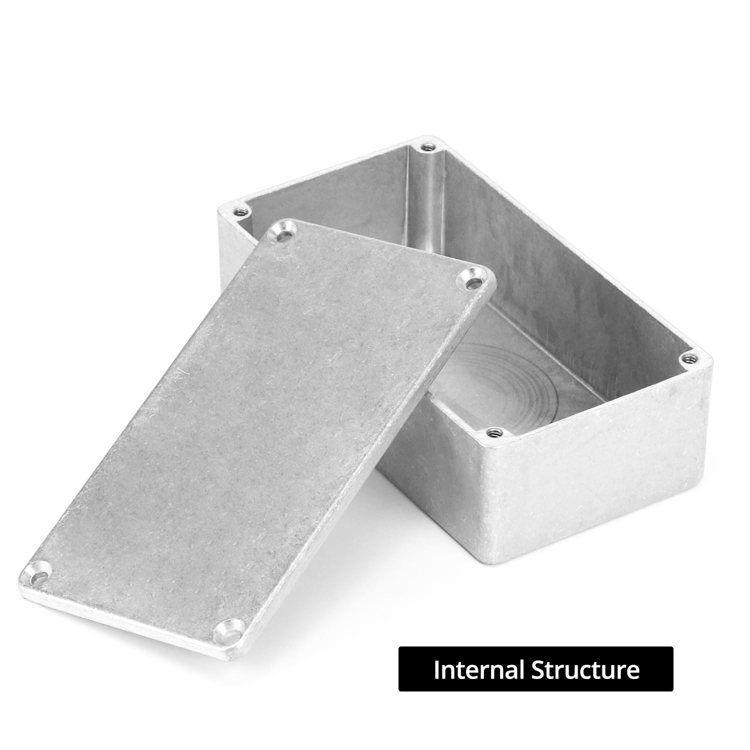Amazon.com: QWORK 125B/1590N1 Aluminium Stomp Box Enclosures, 122