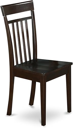 Miniatura 6 de East West Furniture LYCA7-CAP-W - Juego de comedor de 7 piezas compuesto por una mesa de comedor rectangular con hojas de mariposa y 6 sillas de