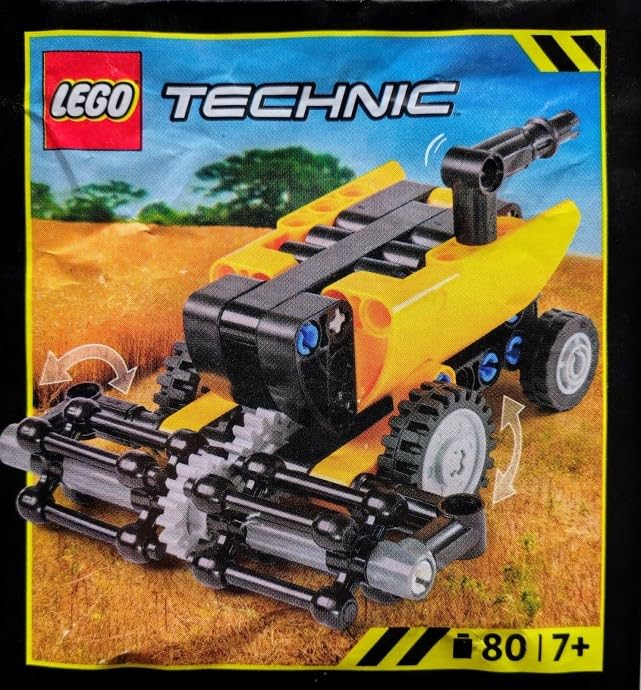 LEGO Technic Mini Set: Combine Harvester Micro Set (80 pcs) Ages 7+