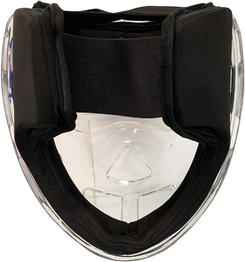 Field Hockey Face Mask Clear Force Transparent Penalty Corner Protection, Available Colors Black, White, Blue in Senior & Junior Size's : Sports & Outdoors