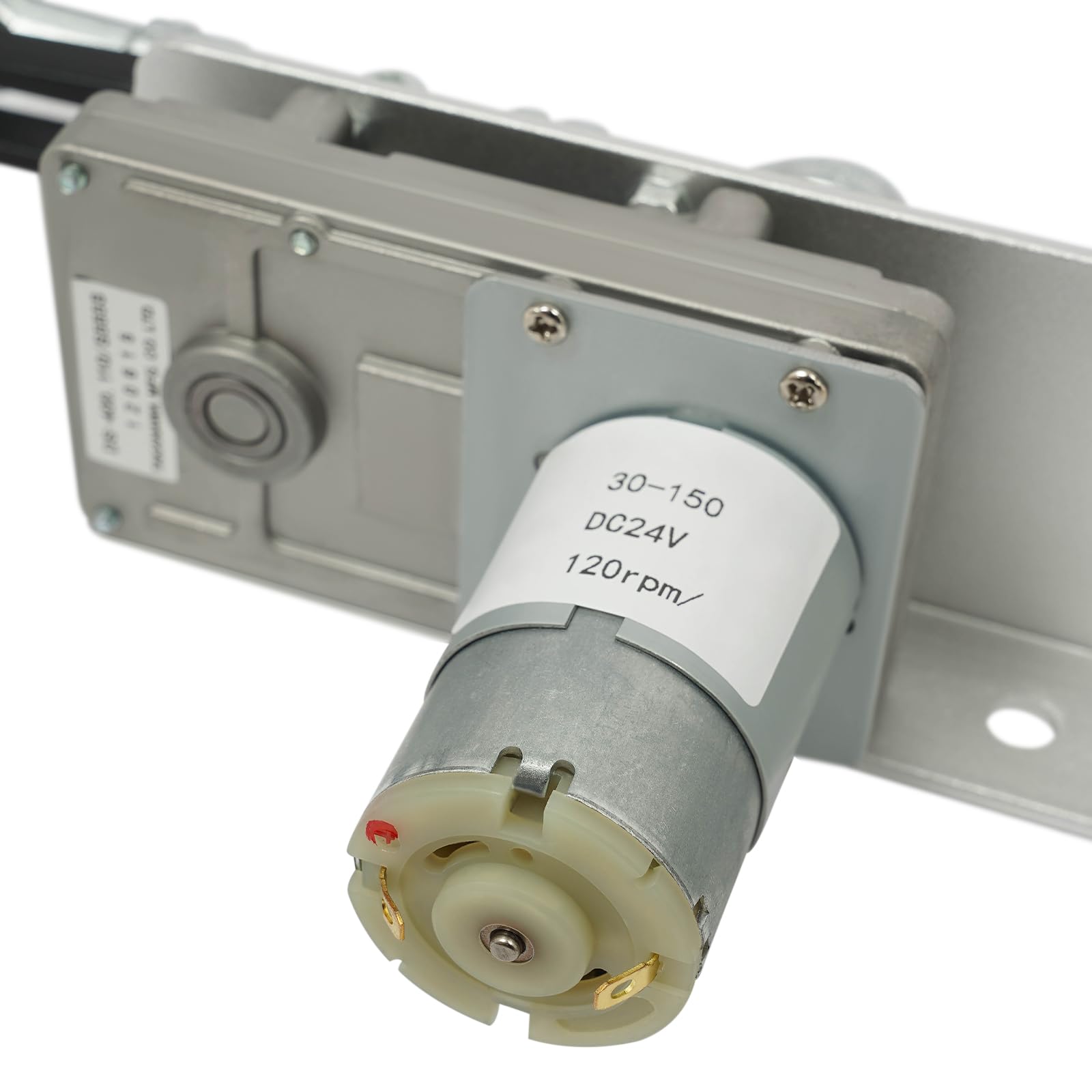 Hubkolben Linearaktuator, DC 24V 120RPM Elektromotor Linearantrieb, Getriebe Einstellbarer Teleskop DIY Motor mit Drehzahlregler Hub 3-15cm