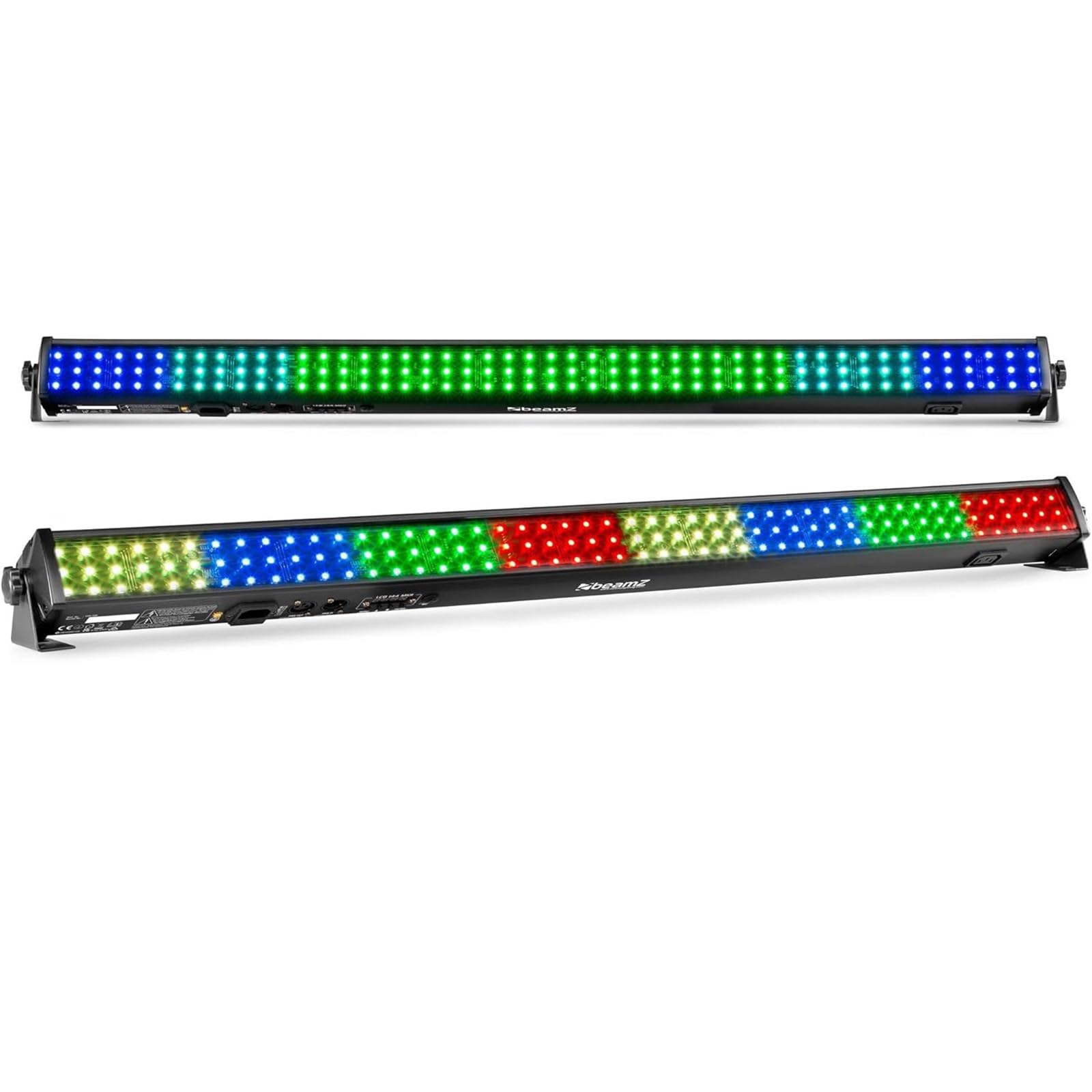 BeamZ LCB144 MKII LED Bar 2er Set, professionelle Lichtbar, DJ Lichteffekt, DMX, Soundsteuerung, Master-Slave-Funktion, Partybeleuchtung, LED Party Bar, Light Show Bar, inkl. Fernbedienung