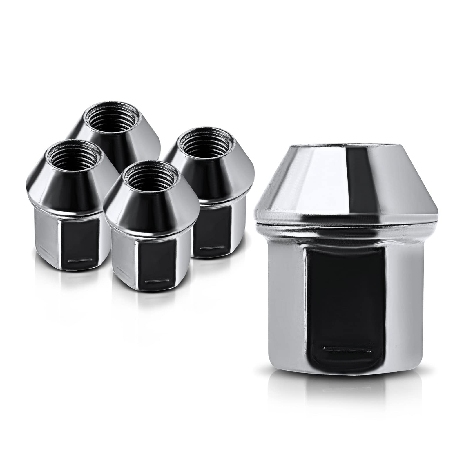 Frankberg 5x Wheel Nuts Front Rear Compatible with Discovery Sport L550 Freelander 2 FA L359 LF R-a-n-g-e R-o-v-e-r Evoque L538 2006-Present LR001381