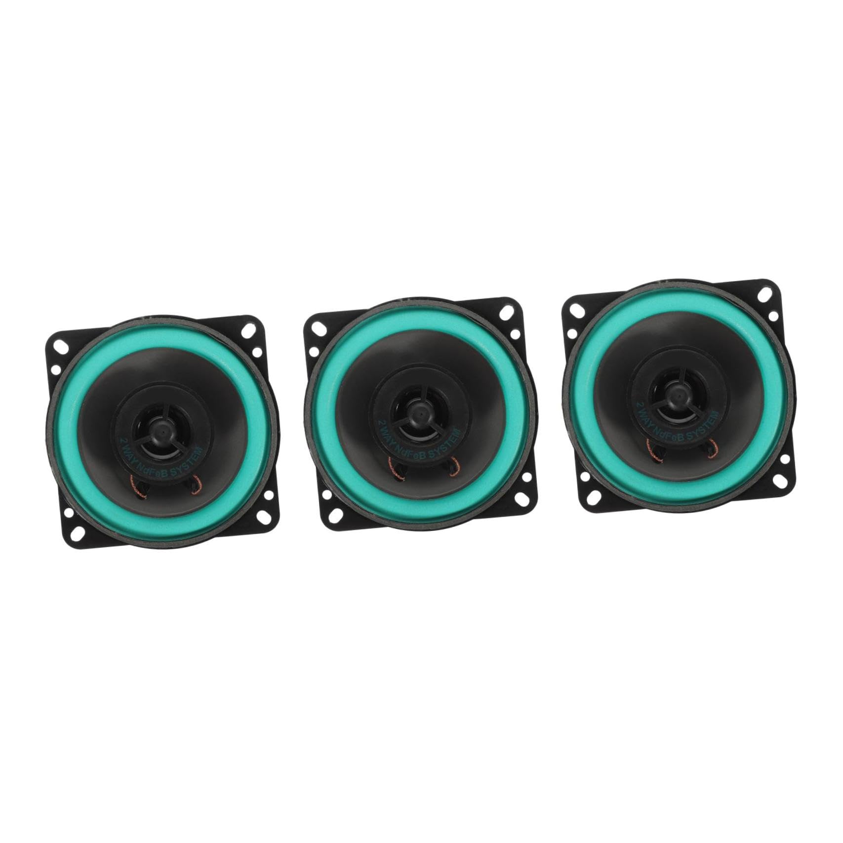 Mobestech 3 Szt 4-Calowy Głośnik Samochodowy Głośniki Samochodowe Akcesoria Audio Samochodowe Głośnik Do Ciężarówki Głośnik Drzwiowy Car Audio Głośnik Stereo Głośniki Zestaw Głośników