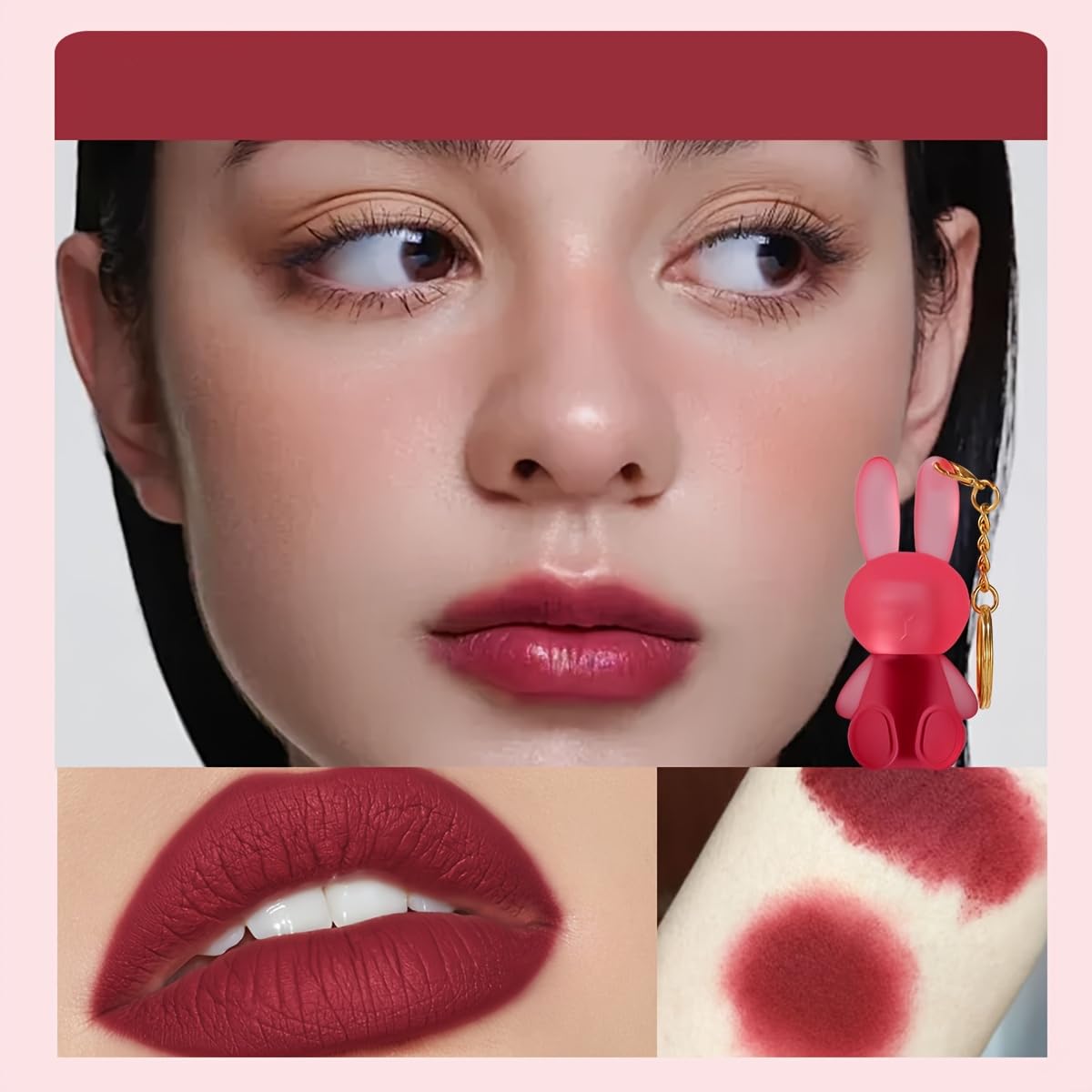 【DESCENDANT】HANGG NARROW LIP CASE Buy Lipsticks+6Pc LipGloss Set B Combo Pack - Heng Fang Dual-color