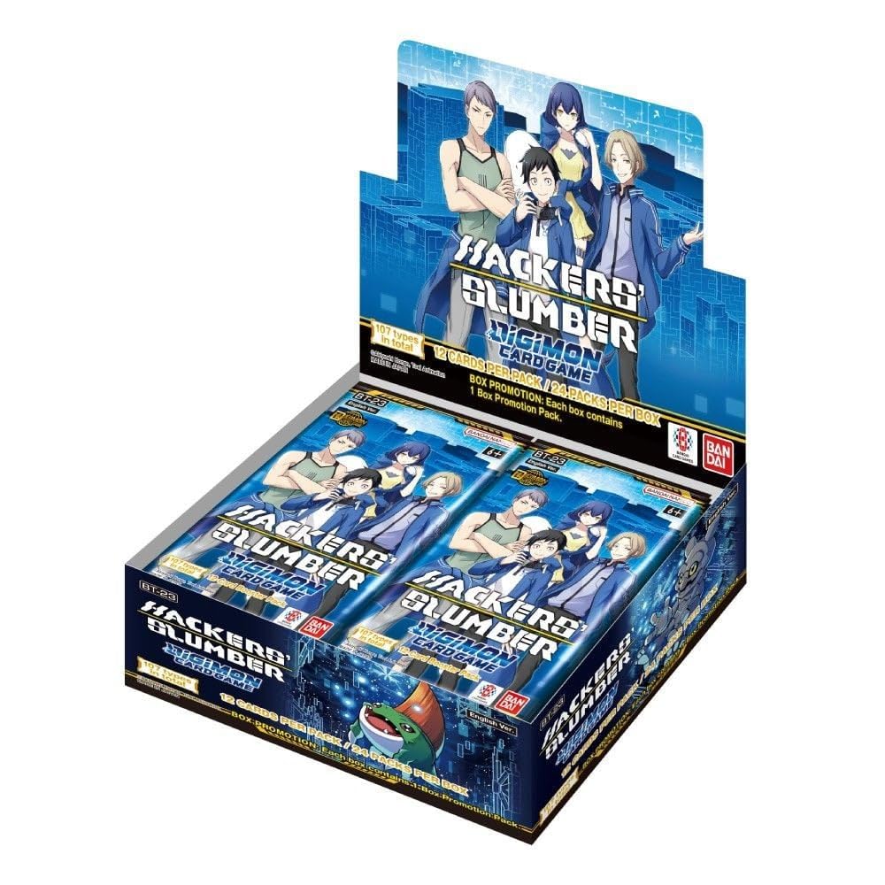 Amazon.com: Booster Box: Digimon Hackers' Slumber (BT23) by Bandai