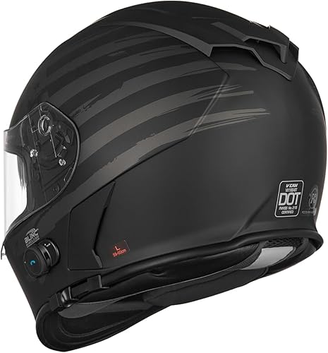 Miniatura 4 de VCAN Casco de motocicleta integrado Bluetooth con doble visera