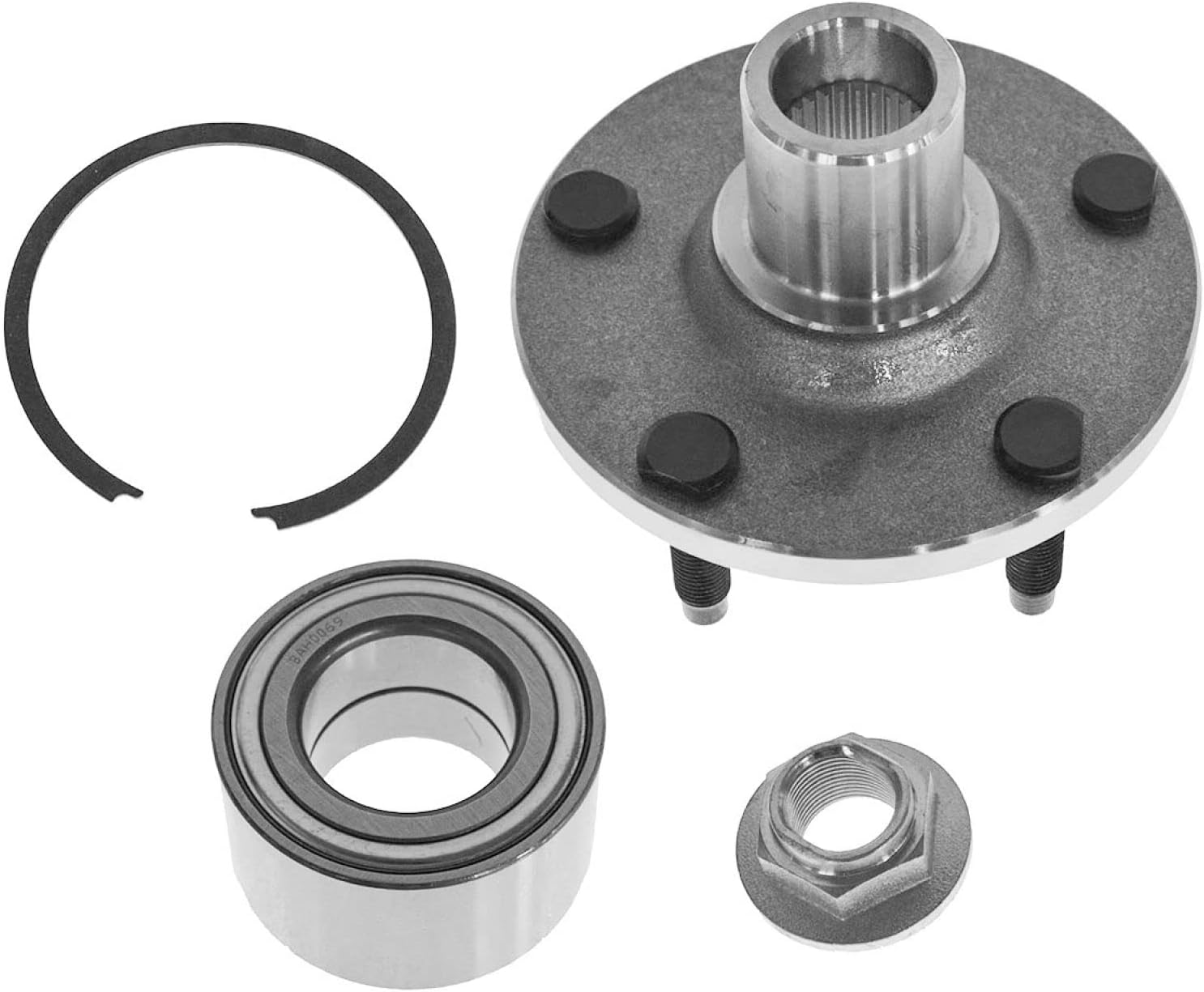 Strut Coil Spring Control Arm Ball Joint Kit for 08-09 Ford Escape Front End - 14pcs