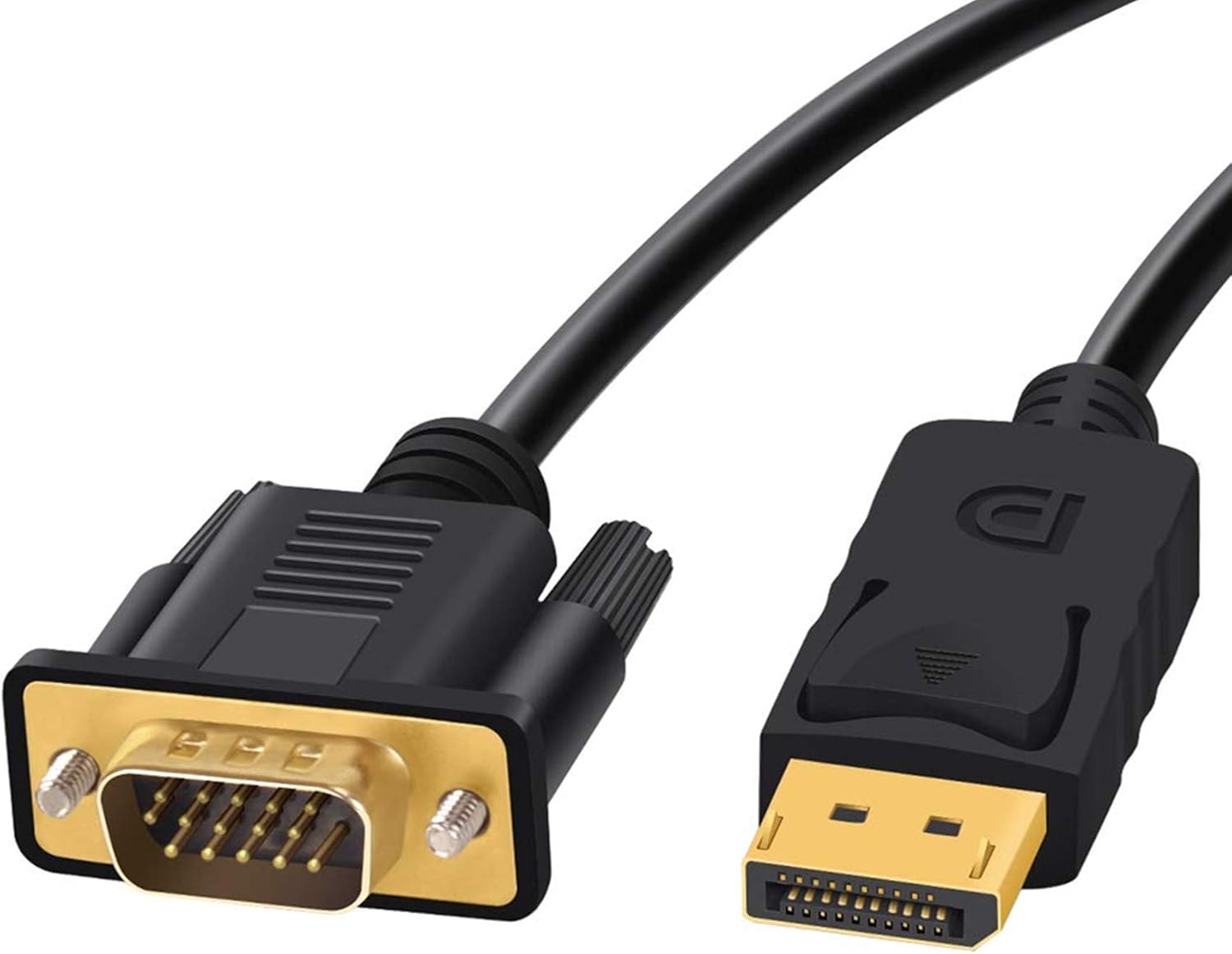 Amazon.co.jp Displayport VGA 変換 ケーブル 1.8m 標準 DPVGA ケーブル 1080P デュアル