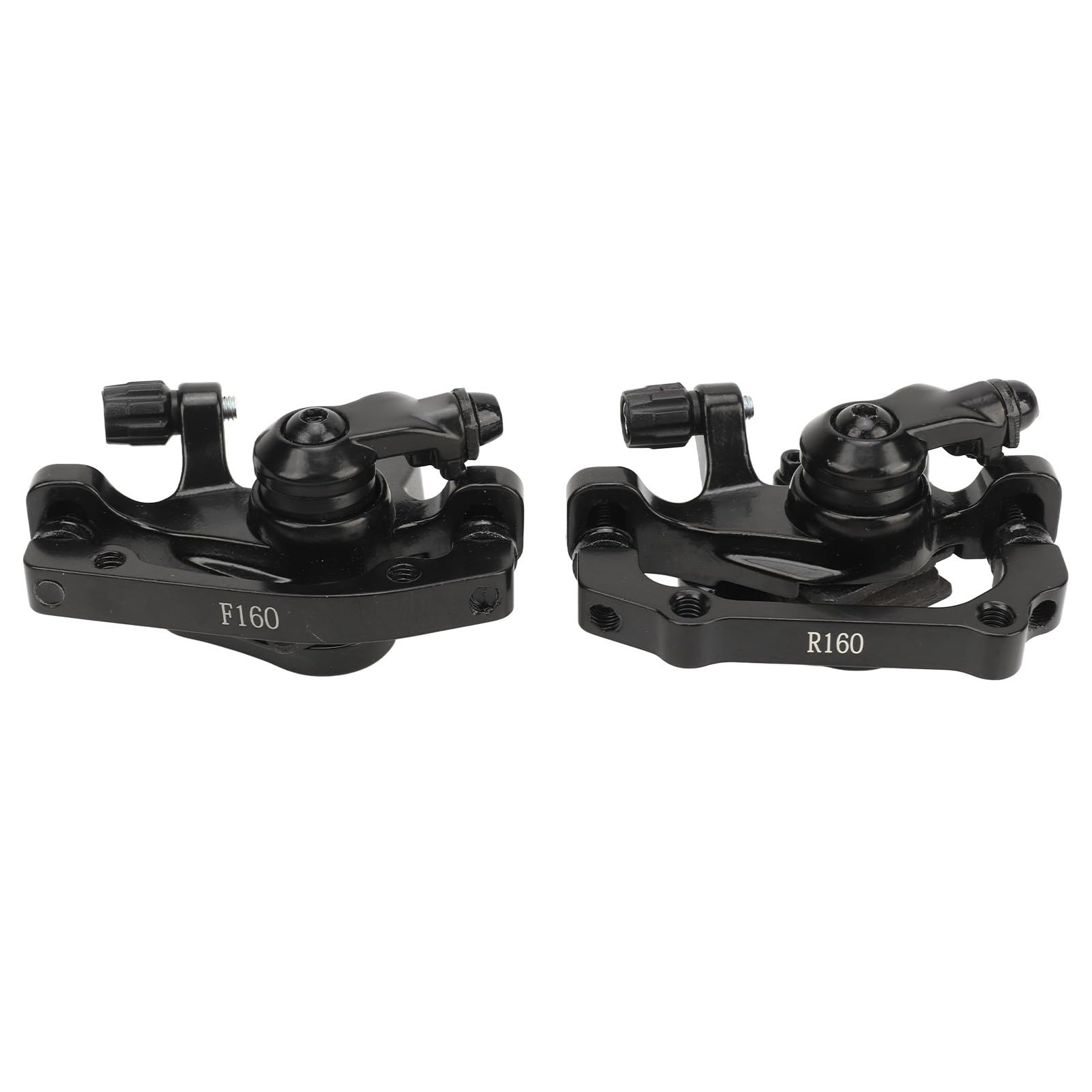 Set di freni a disco per bici, kit di leve dei freni anteriori e posteriori in lega di alluminio con cavi in acciaio inox per bici da strada e mountain bike, di frenata fac