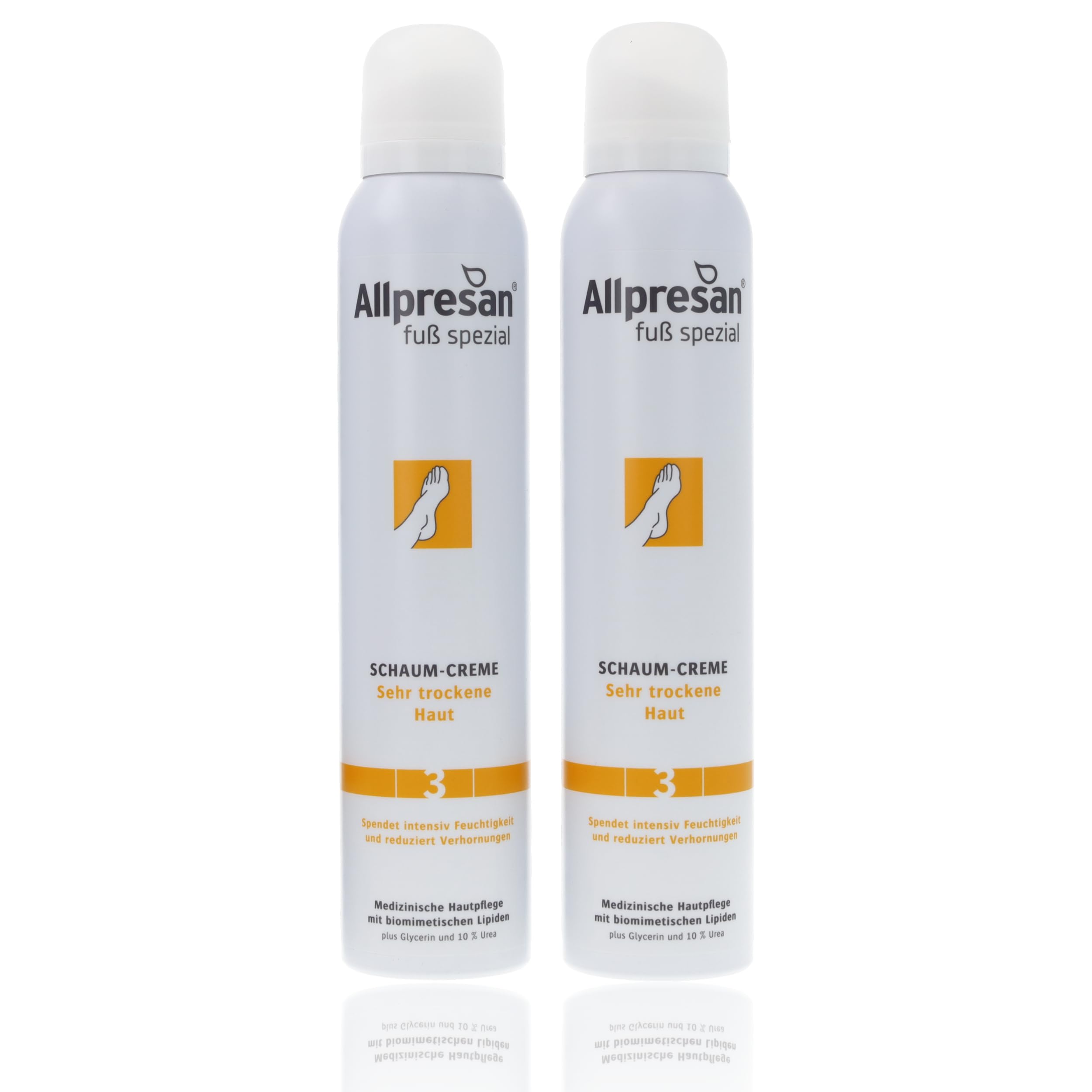 Allpresan Fuß spezial Nr. 3 Schaum-Creme - Fußcreme für sehr trockene Haut - Zur täglichen Fußpflege sehr trockener Füße 200 ml (2)