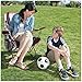 Kelsyus Original Foldable Canopy Chair for Camping, Tailgates, and Outdoor Events, Grey/Red