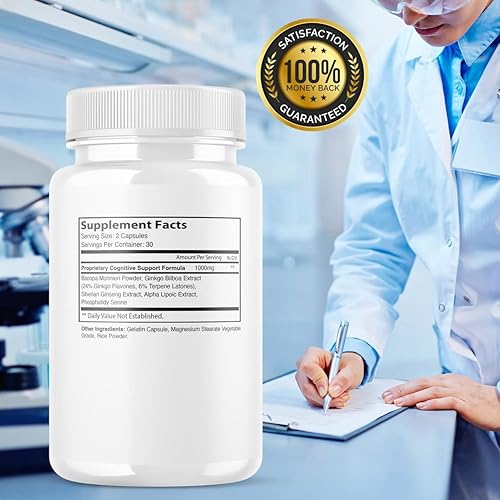 Miniatura 2 de Suplemento cerebral Neuro Tech IQ Neurotech Iq Focus Formula Píldoras (60 cápsulas)