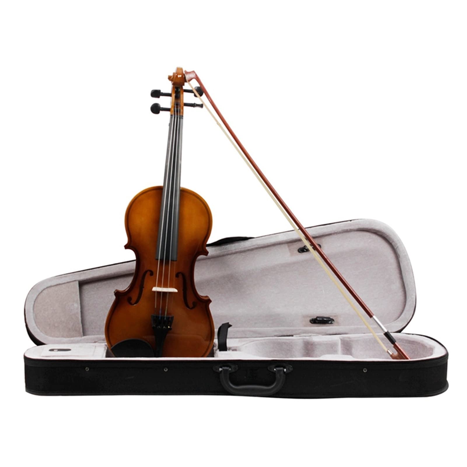 Violino 4/4 Violino Acustico A Forma Di Violino Full-full Wood Con Cassa Arco 4 Stringa 4 Strumenti A Corda Violino