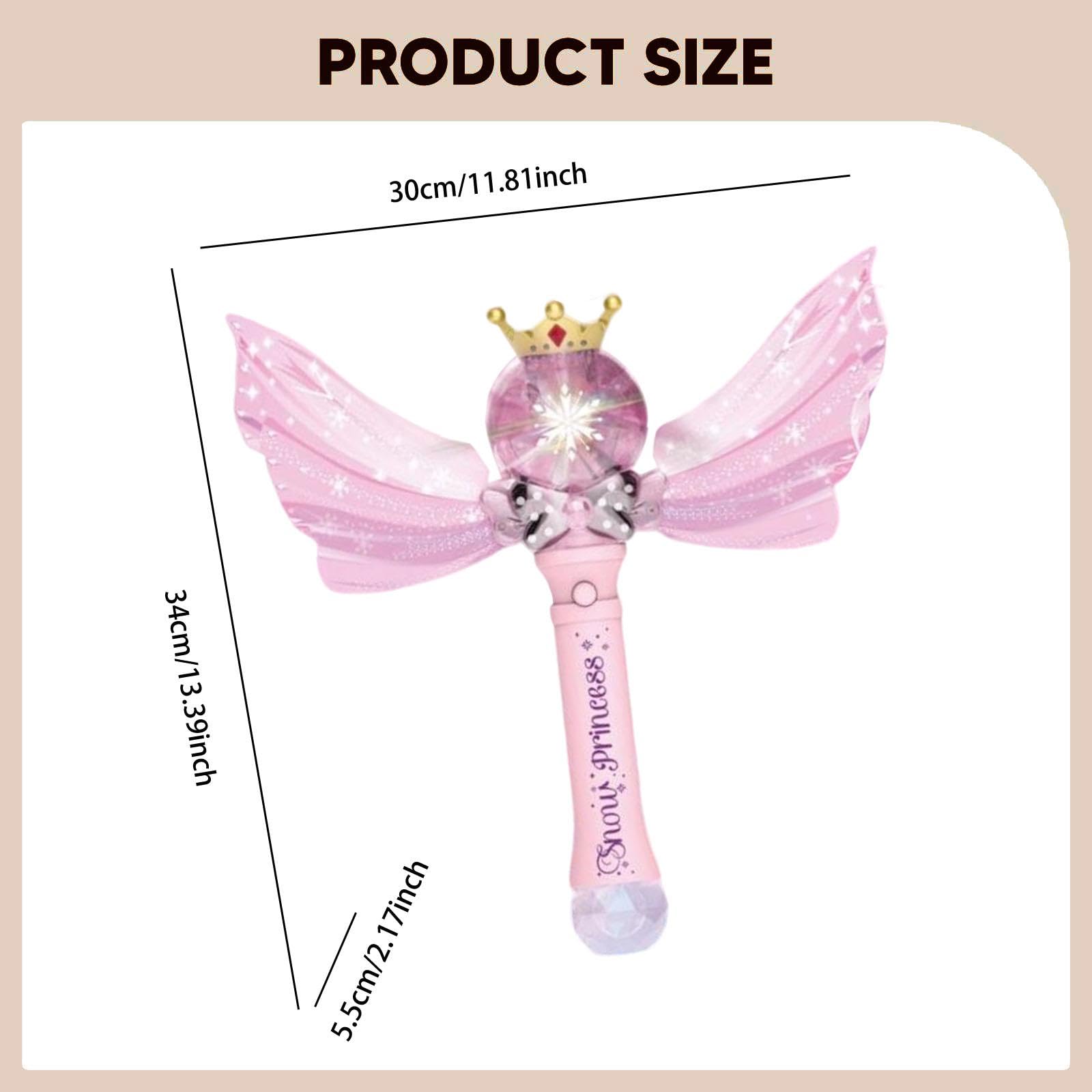 Amagogo Burbuja Máquina Sopladora Automática Varita Eléctrica Juguete Material PP Función Creativa Adecuado para Fiestas Temáticas Juegos Escolares, Rosa, 8801