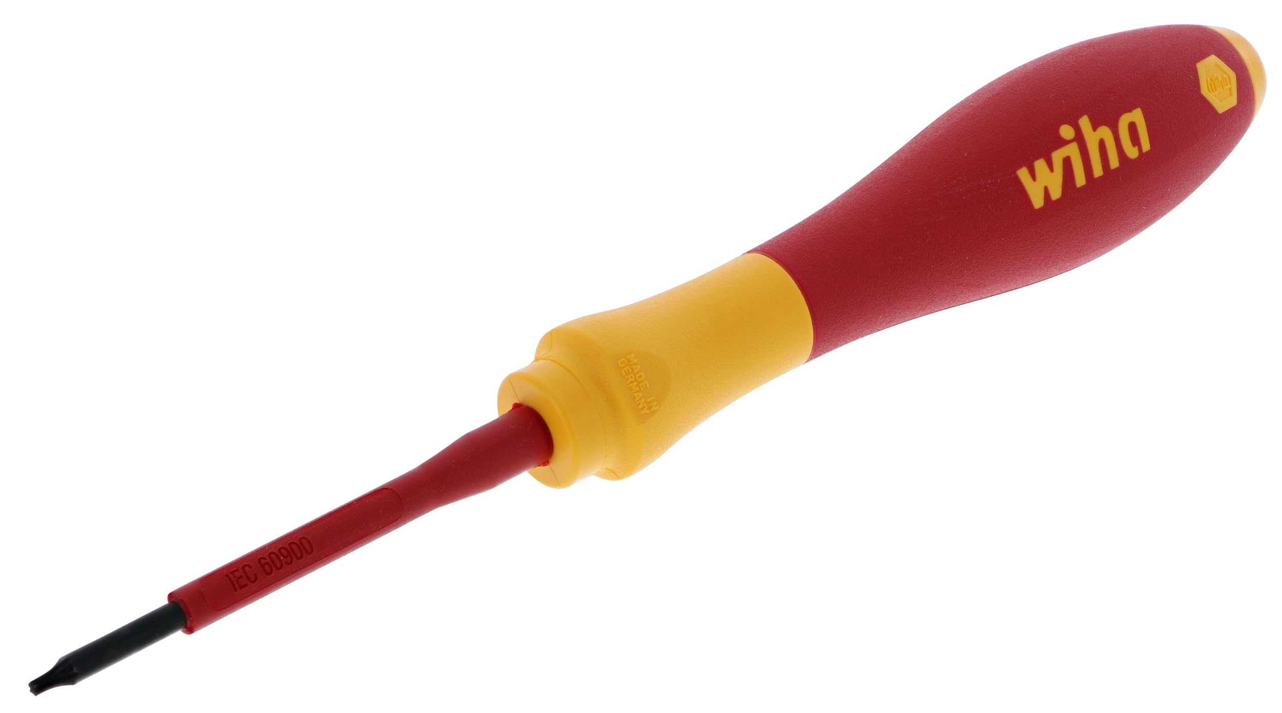 Wiha 32511 cacciavite Torx con manico Softfinish, 1000 volt, T6 x 60 mm