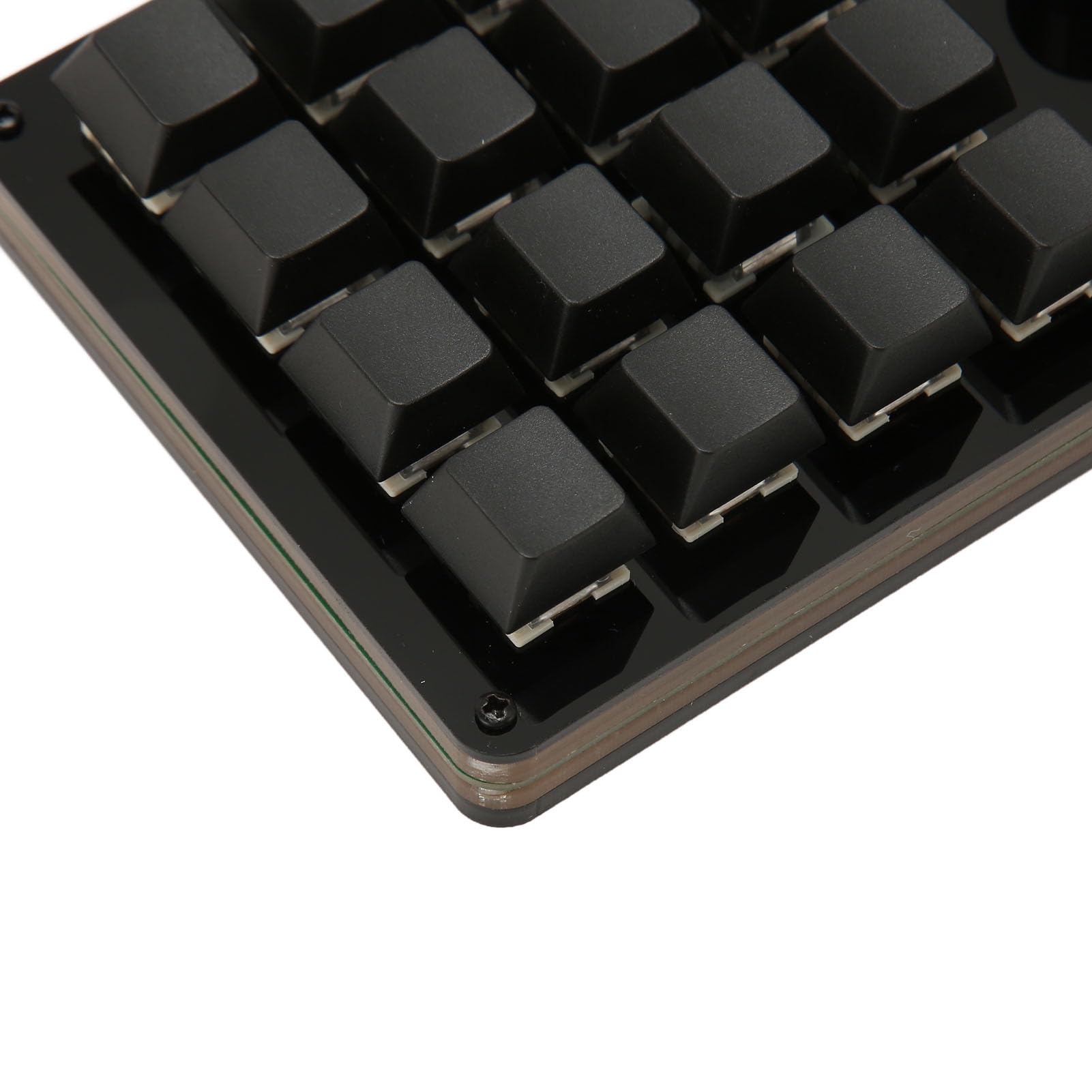 Semme Tasto con Quadrante Tastiera con Macro Ke Tastiera Meccanica a 16 Tasti con 3 Manopole Tasti Macro Programmabili Personalizzabili Interruttore Blu Sostituibile a Caldo per Giochi Uso in Ufficio