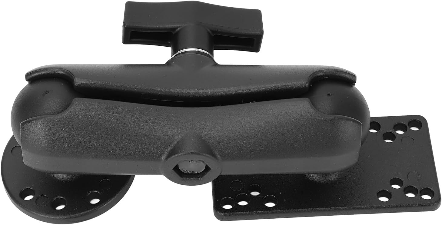 1.5 Inch Ball Short Arm Fish Finder Mount Aluminium Alloy Marine Electronic Mount Fish Finder Tablet Holder Rack for