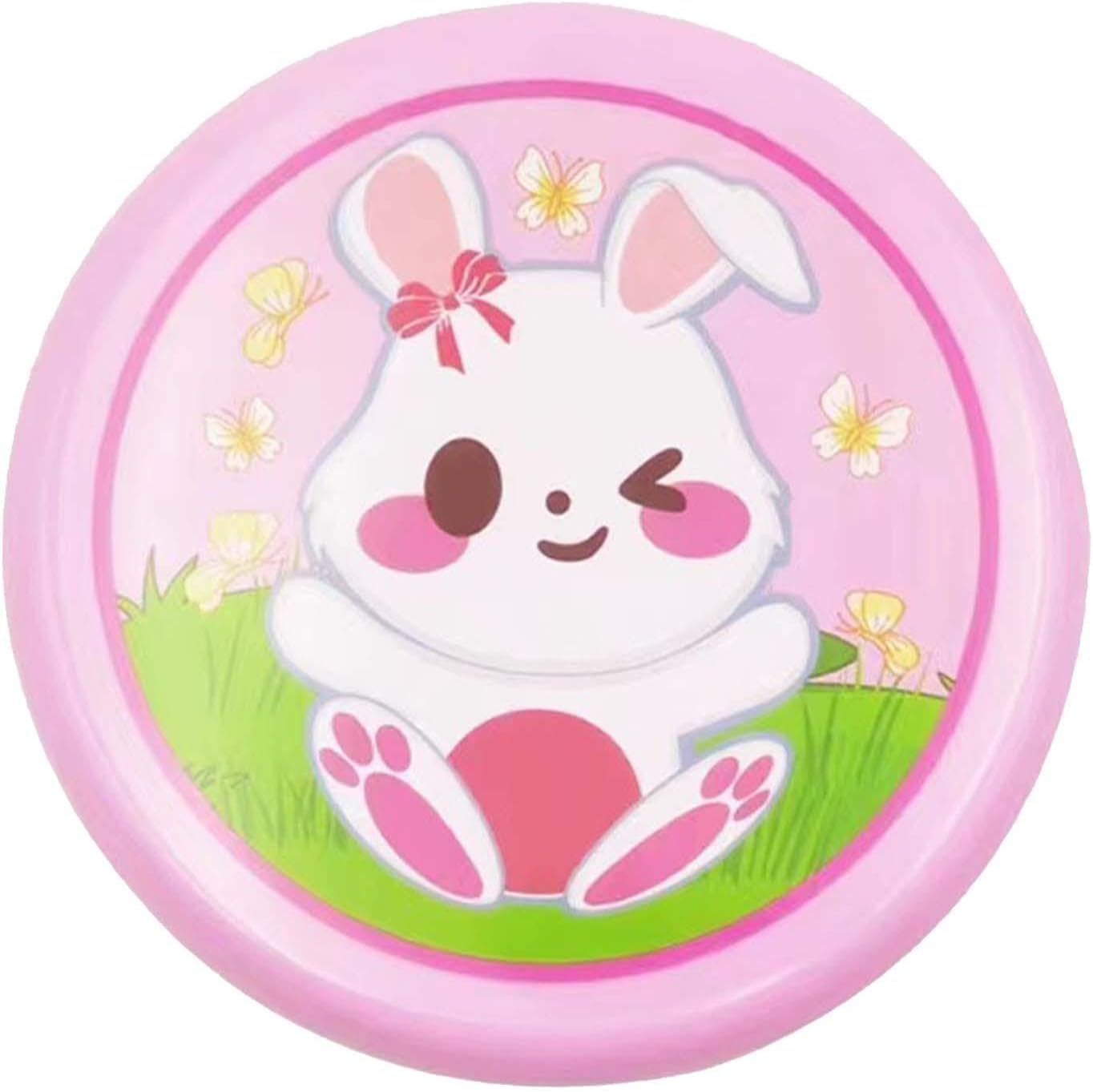 Kids Flying Saucers Soft Play Game Soft Saucers for Games Outdoor Beach Bunny | Outdoor Sports | Backyard Games | Bocce Ball