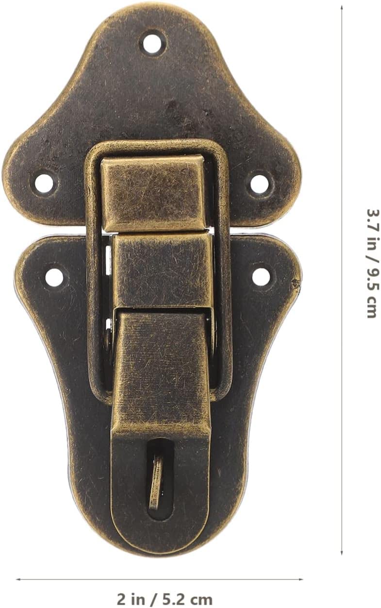 Chiusura a levetta, Chiusura a molla, 8 pezzi di chiusura a levetta con chiusura a scatto for scatole di legno, cassette degli attrezzi, scatole di legno, chiusura a scatto, chiusura a scatto for scat
