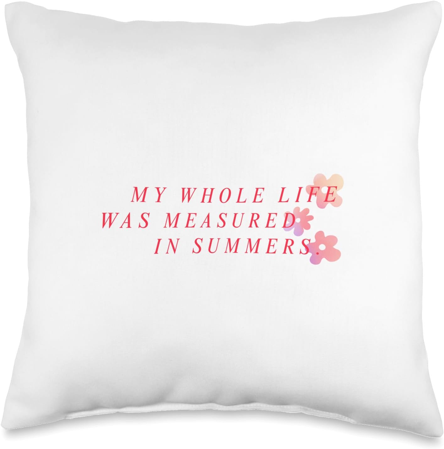 The Summer I Turned Pretty - Measured in Summers Throw Pillow