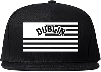 City of Dublin with United States Flag Snapback Hat Cap