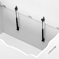 Vista 6 de Yaxa Basics - Baúl de almacenamiento de juguetes de madera para niños - Blanco - 30 x 18 x 19 pulgadas