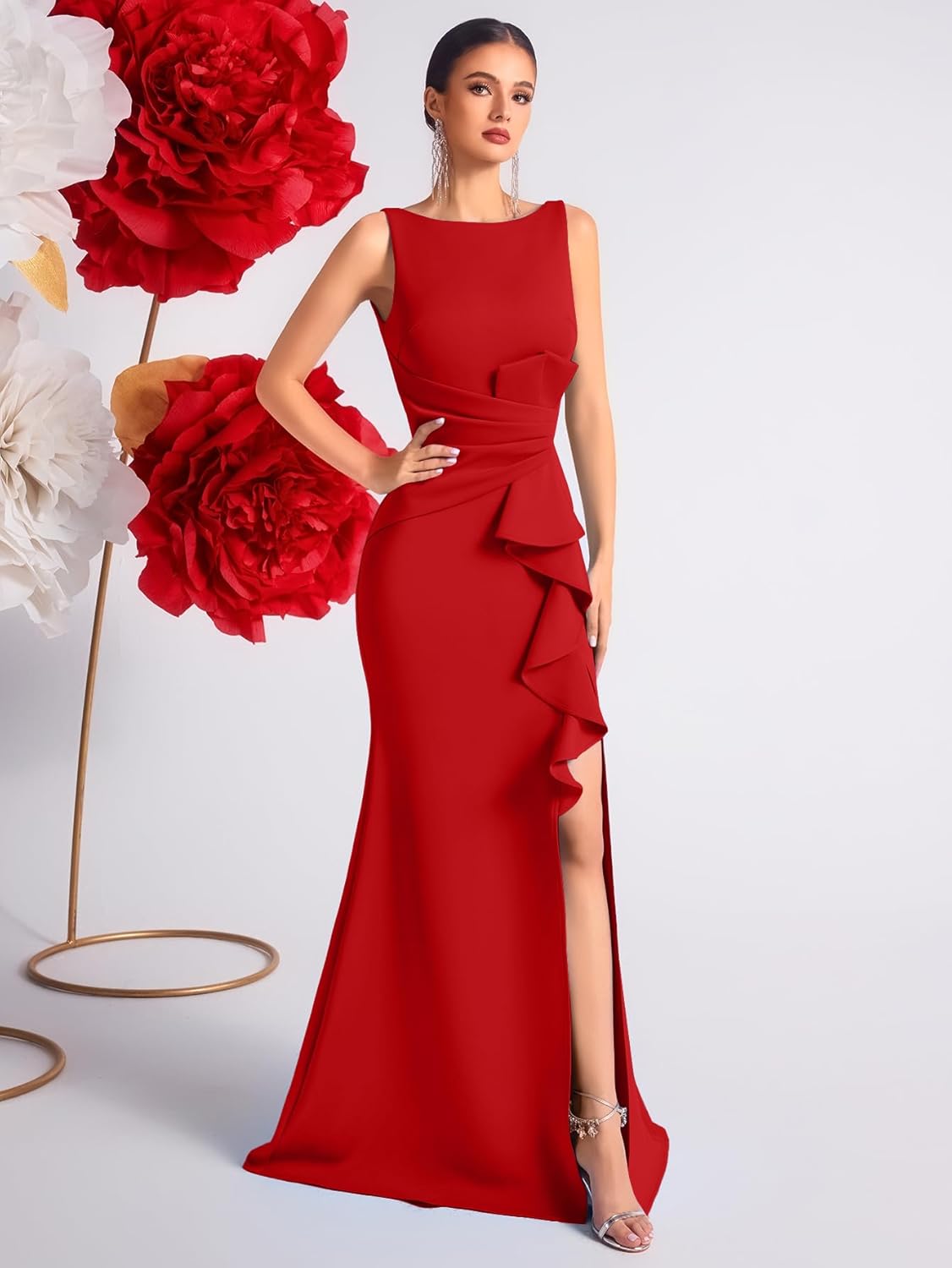 Prom Dress for Women Wedding Guest Formal Bodycon Long Elegant Cocktail Party Sexy Gala Corest Evening Gowns Dress - Image 4