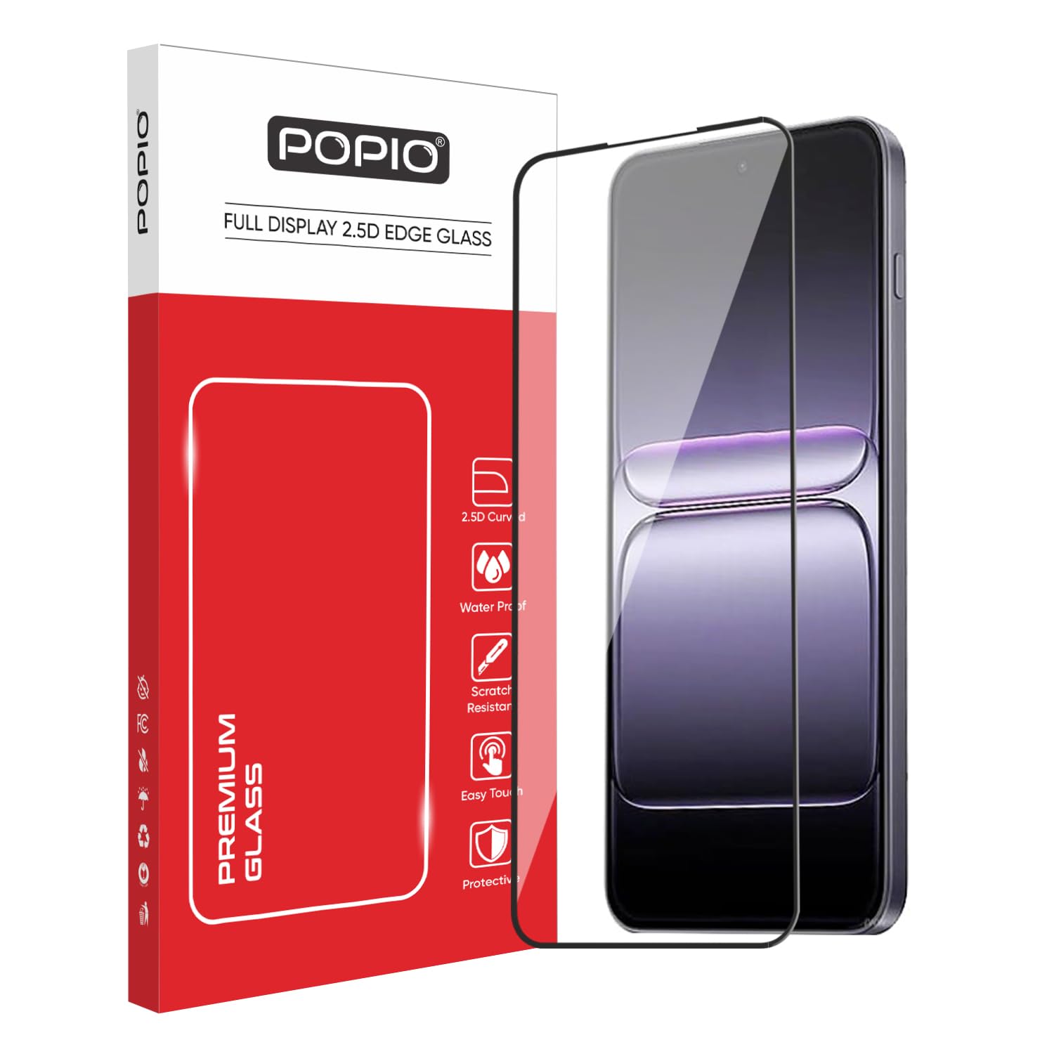 POPIO Military-Grade Gorilla Tempered Glass for Nothing Phone 4A / 4A Pro | 9H Hardness, Edge-to-Edge, Bubble-Free — Amazon image 7