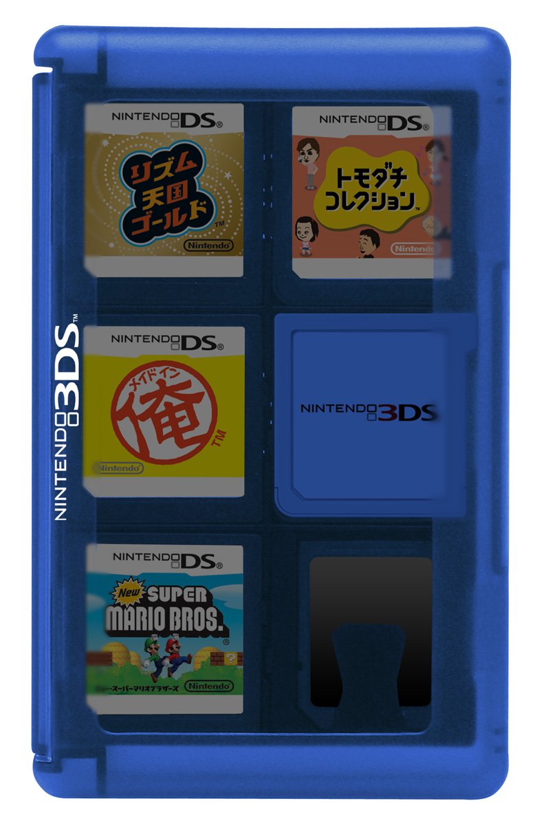 Card Case 24 for Nintendo 3DS Blue Nintendo Official Licensed Products