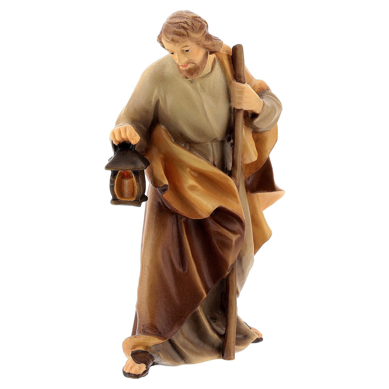 Holyart Crèche Noël Val Gardena: Nativité crèche Raphaël 15 cm Bois Val Gardena