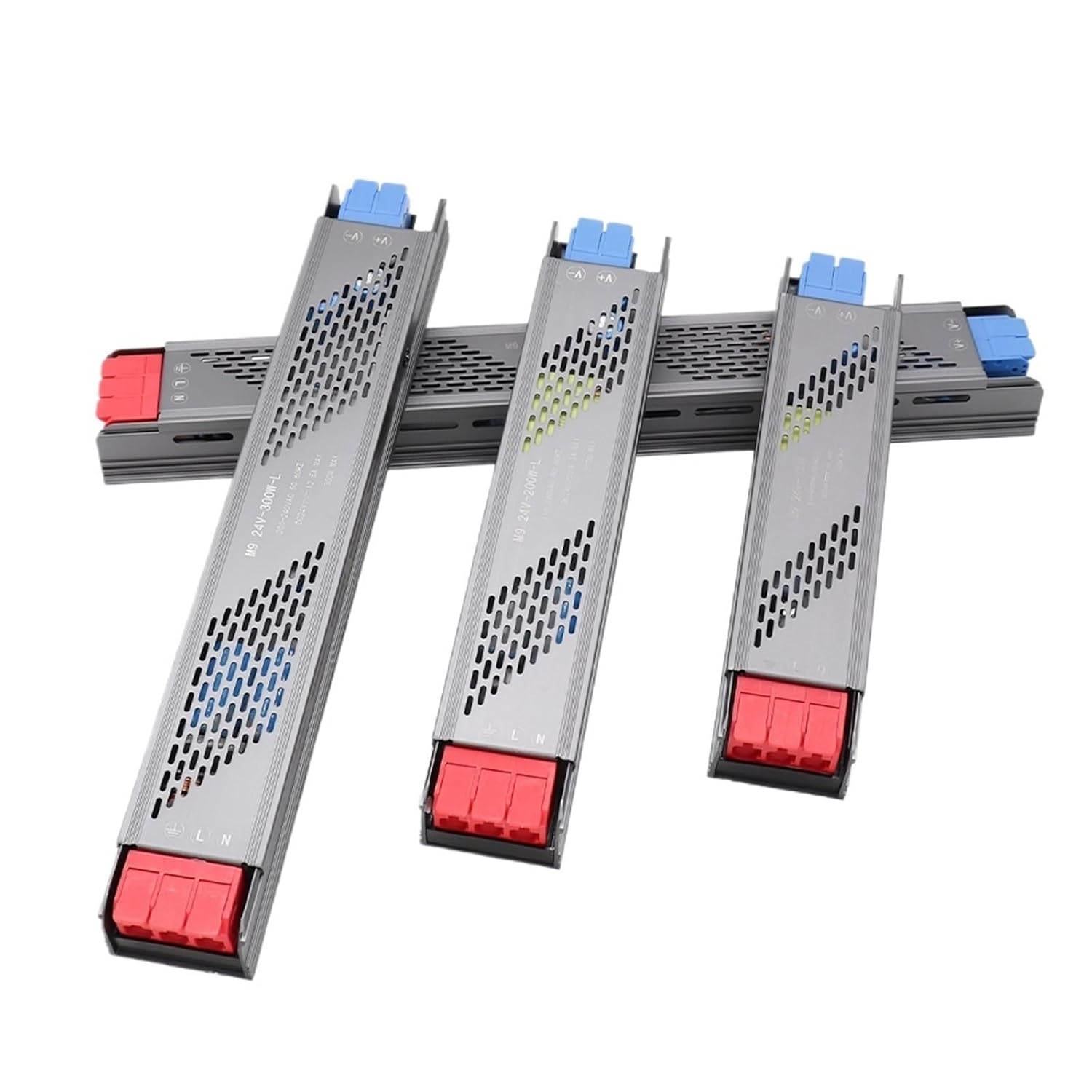 Fast Connect LED Power Supply 24V 100W 200W 300W 400W with Wire Clip Sealed Thermal Glue Super Slim LED Driver Transformer DC24V(300W)