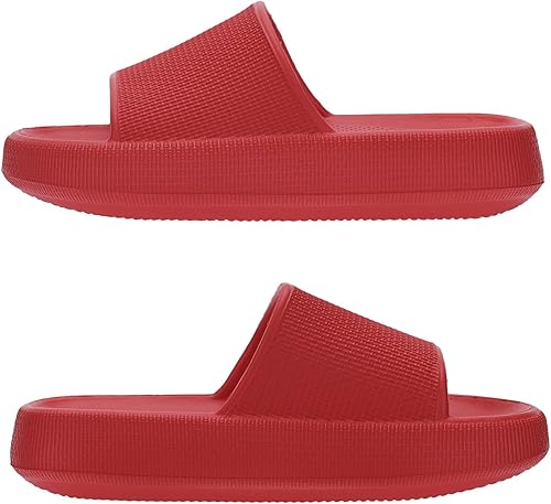 Miniatura 2 de Joomra - Sandalias acolchadas tipo pantuflas para mujeres y hombres, antideslizantes, de secado rápido, sandalias para baño, con suela gruesa